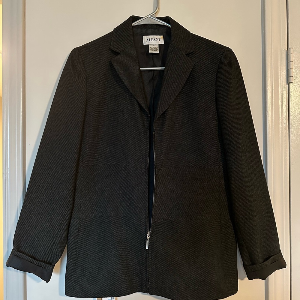 Blazer with zip